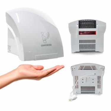 Imagem de Secador De Mãos Elétrico Sensor Automático 1800w 220v Quente - Frigopr