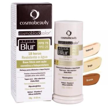 Imagem de Blur Stick Fps75 Bege Cosmoblock Bastão 18g Cosmobeauty
