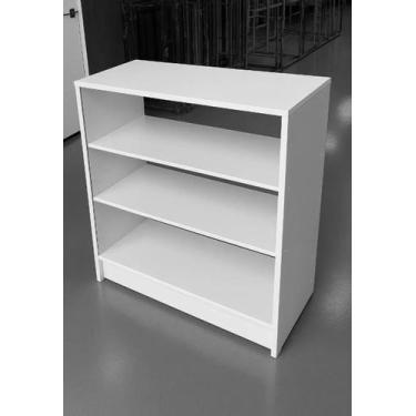 Imagem de Estante Multiuso MDF Branco 60x80x29cm - Cedrono