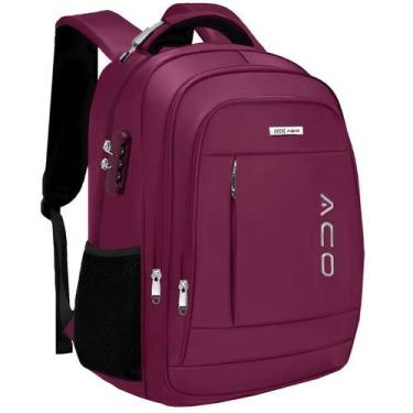 Imagem de Mochila Bolsa Masculina Feminina Notebook Bolso Antifurto Cadeado na L