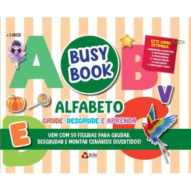 Imagem de Livro - Busy Book Alfabeto Grude, Desgrude e Aprenda
