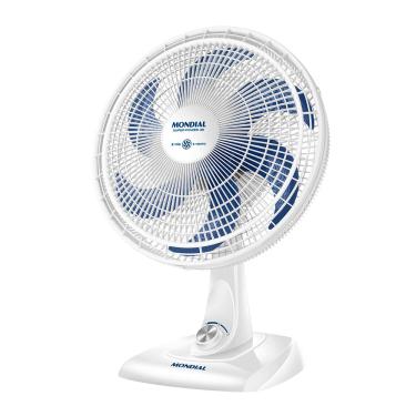 Imagem de Ventilador De Mesa Mondial Super Power 6 Pés 140W 40Cm Branco e Azul VSP-40-W - 127V