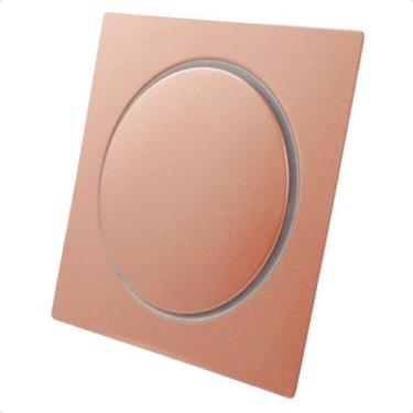 Imagem de Ralo Click Inteligente Anti Odor Em Inox Rose Matte 15 x 15 cm Class A