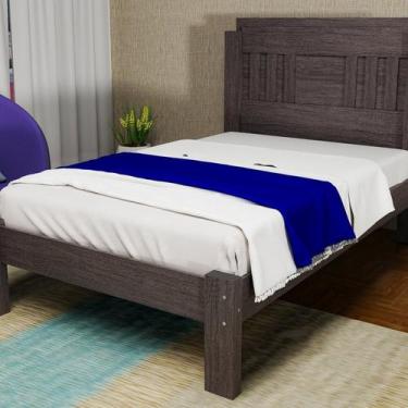 Imagem de Cama de Solteiro 100% Mdf 117x95,8cm Marina - Carmolar