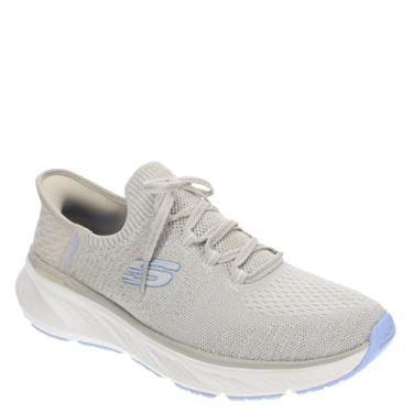 Imagem de Skechers Tênis feminino Edgeride-Impression Hands Free Slip-ins, Ntlb=natural/azul claro, 35