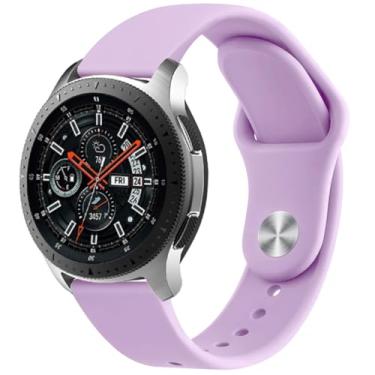 Imagem de Pulseira de relógio de 22 mm para Samsung Galaxy Watch 3 de 45 mm/Galaxy Watch de 46 mm/Gear S3 Frontier/Classic, pulseira de silicone esportiva de liberação rápida para Garmin Venu 3/2/vivoactive 4