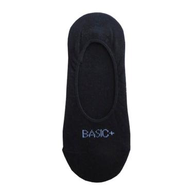 Imagem de Kit 2 Meias Invisíveis Preta 34-38 - Basic+