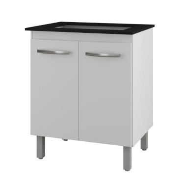 Imagem de Balcão Para Cooktop Jade 5 Bocas 2 Portas Moblis Cor:branco