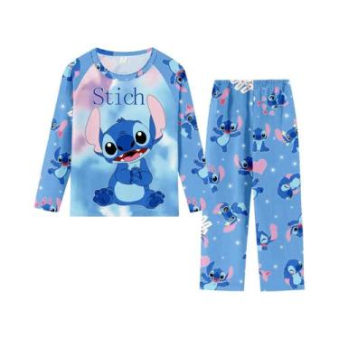 Imagem de Pijamas Disney Stitch Para Meninos E Meninas, Pijamas Macios Do Mickey