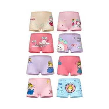 Imagem de Calcinhas De Algodão Para Meninas Com Estampa De Unicórnio, Pacote Com