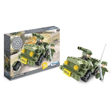 Imagem de Blocos de Montar Jipe Lança Missil 118pçs Xalingo
