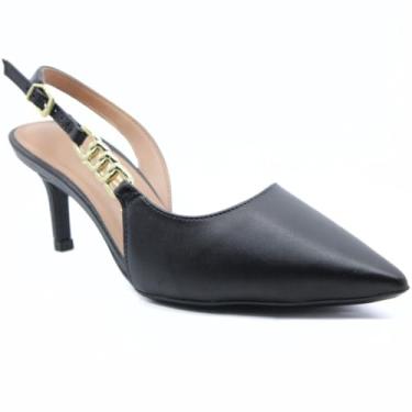 Imagem de Sapato Feminino Scarpin Slingback Vizzano (Preto, BR, Adulto, Numérico, 39)