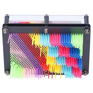 Imagem de KIMISS Brinquedo Colorido de Arte Com Pinos 3D - Modelo de Impressão Manual de Plástico para - Placa de Clonagem Criativa para Imaginação e Diversão Atividade de Reprodução Onal Exclusiva