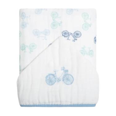 Imagem de Toalha Banhão com Capuz 3 Camadas, Tecido Macio para Banho e Relaxamento, 90x75 cm(Pedal)