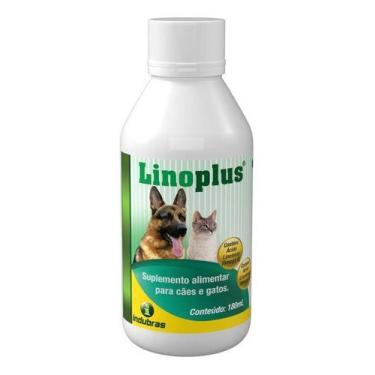 Imagem de Linoplus 180 Ml - Omega 3 E 6 Para Cães E Gatos, Suplemento - INDUBRAS