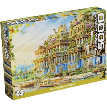 Imagem de Quebra Cabeça 5000 Peças Jardins Suspensos Da Babilonia - Grow 04932