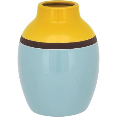 Imagem de Johnny Vaso 21X15X15Cm Cerâmica Azul