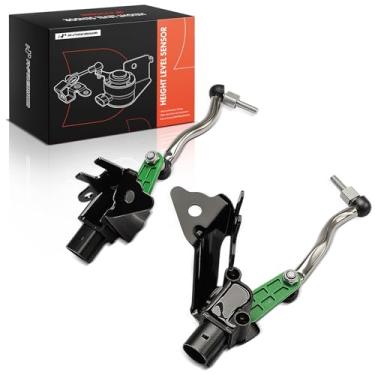 Imagem de A-Premium Sensor de nível de altura de passeio adequado para Audi Q5 2009-2015 Sensor de nível de farol, com sistema de suspensão a ar, dianteiro esquerdo e direito, um conjunto de 2