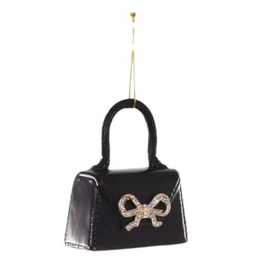 Imagem de Cody Foster Bow Bag Ornamento preto 8,3 cm H GL-1339-ABlk