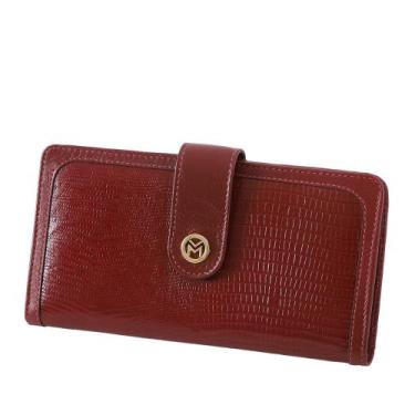 Imagem de Carteira Feminina Couro Legítimo Rg Cartões Cnh Mariart 100