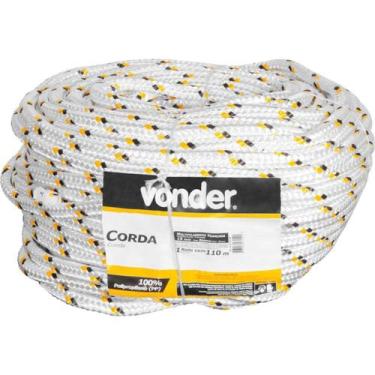Imagem de Corda Multifilamento Trançada 19,0mm 17,5kg 110 Metros Branc - Vonder