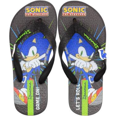 Imagem de Chinelo de Dedo Infantil Ipanema Ouriço Lets Juvenil Menino