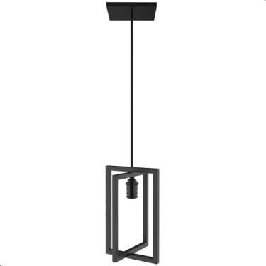 Imagem de Pendente Luminária Moderna Industrial Preto