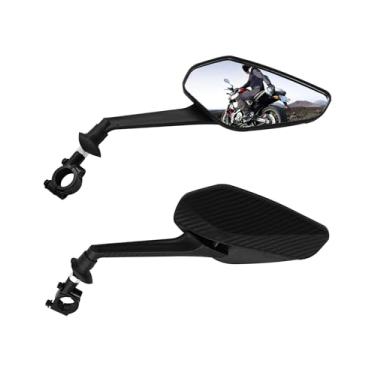 Imagem de Pacote com 2 espelhos EBike para guidão, espelhos retrovisores de bicicleta de segurança ajustáveis de 360°, serve para Tutti Tutto Soleil01 Ebike (lente de vidro resistente a arranhões)