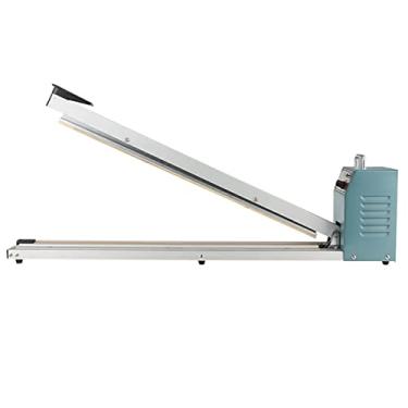 Imagem de HYUIO Máquina de embalagem de saco selador a vácuo, temperatura ajustável, seladora de saco de plástico, seladora de calor, seladora de impulso para seladora de saco plástico PP e PE (350 w)