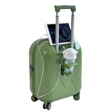 Imagem de Mala de grande capacidade equipada com rodízios rotativos TSALok de 360 graus, bolsa portátil, zíper, resistente a impactos, à prova d'água, portátil para embarque, viagens, viagens de negócios