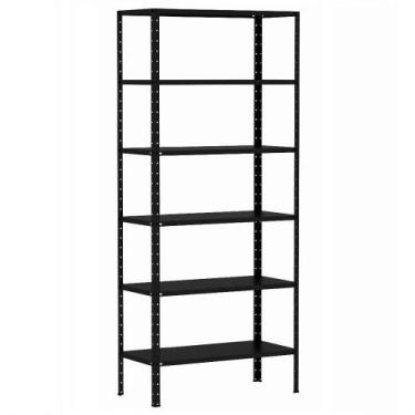 Imagem de Estante Armário De Aço Para Almoxarifado Livros Sala 6 Bandejas Resist