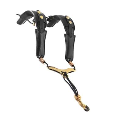 Imagem de Alças de ombro para saxofone profissional, instrumentos de sopro de madeira, comprimento e largura ajustáveis