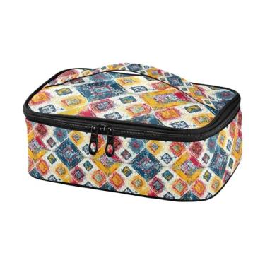 Imagem de GUIJI Lancheira térmica estilo abstrato 2, lancheira à prova de vazamento para mulheres e homens, lancheira portátil para trabalho, piquenique, viagens