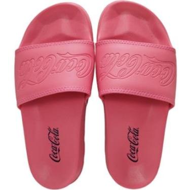 Imagem de Chinelo Feminino Casual Slide Gaspea Dia Dia Groove Coca Cola Cc3872-Feminino