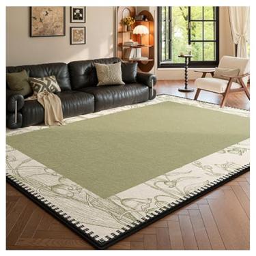 Imagem de SPXMQSS Tapetes laváveis para sala de estar, antiderrapante que não derruba, tapete resistente a manchas para quarto, sala de jantar, sala de estar, escritório J 200 x 300 cm