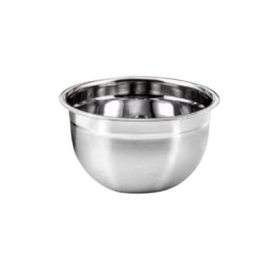 Imagem de Kit 2 Bowls Grandes e Fundos Saladeiras 1 e 2 Litros Inox Redondos Bacias Tigelas Massas Ceviche Cereais (1 Bowl de 1 litro)