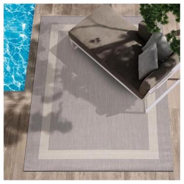 Imagem de SPXMQSS Tapetes para ambientes externos para jardim, tapete externo de fácil limpeza, resistente ao desgaste, antiderrapante, para acampamento, deck, varanda, piquenique, quintal A 80 x 160 cm