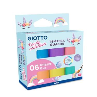 Imagem de GIOTTO Candy Collection, Tinta Tempera Guache, 06 Cores Pastel, 15ml