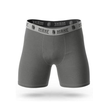 Imagem de Cueca Mahe Boxer Cotton Grey Ref. 1010 - MAHE WANTED, G