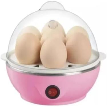 Imagem de Cozedor de Ovos e Legumes Elétrico a Vapor Egg Cooker - 7 ovos em 3 minutos, Rápido, Prático e Saudável (110-220)