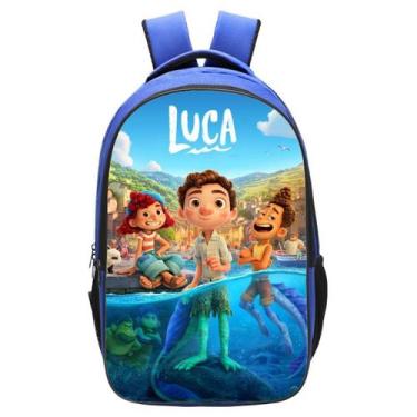 Imagem de Mochila Lucas Kids School Mochila impressa em 3D para crianças 29x16x4