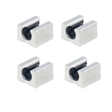 Imagem de 1 peça SBR20UU bloco de alumínio 20 mm movimento linear rolamento de esferas bloco deslizante combina com SBR20 trilho de guia linear de 20 mm