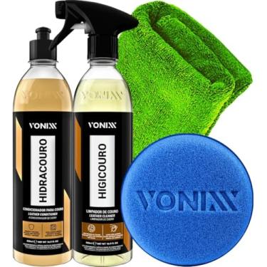 Imagem de Vonixx Kit Limpeza e Hidratação de Couro Higicouro 500 ML e Hidracouro 500 ML Limpa com Segurança e Renova Aspecto
