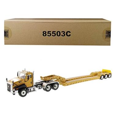 Imagem de Gato Caterpillar CT660 Dia Cabine XL com 120 Baixos-Perfil HDG Lowboy Trailer e Operador Principal "Clássicos" da Série 1/50 Fundido Modelo Fundido Mestres