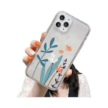 Imagem de Capa De Telefone Floral Em TPU Para Samsung S23 Ultra S22 S21 A54 A53 