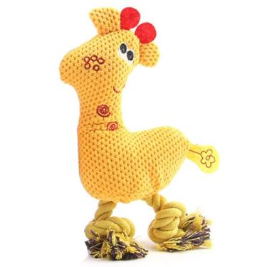 Imagem de Brinquedos barulhentos para cães pequenos – Pelúcia mastigável durável em forma de veado com barulho, sem enchimento, brinquedos interativos para dentição de filhotes para alívio do tédio – Ótimo