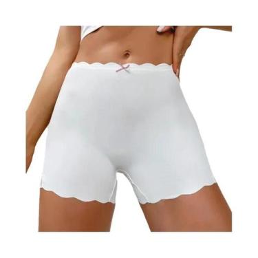 Imagem de Shorts De Segurança Femininos Sexy Com Renda, Sem Costura, Respirável,