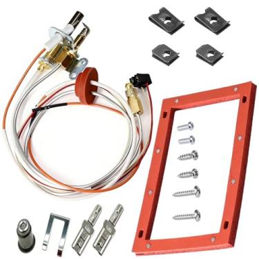 Imagem de Kit de substituição de montagem piloto de aquecedor de água Rheem, compatível com gás natural e LP, conjunto completo com termopilha, faísca, tubo do queimador, SP20754 SP21058 SP21059 SP20800