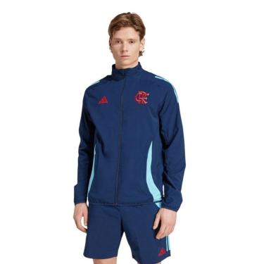 Imagem de Jaqueta Adidas Flamengo Apresentação Tiro 24 Masculina - Marinho 2GG-Masculino