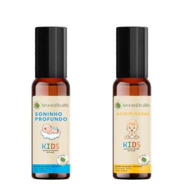 Imagem de Kit 2 blends de óleos kids Soninho profundo e Alívio nadal em roll- on 10 ml cada - Fórmula exclusiva